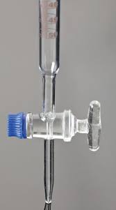 BURETTE GLASS SCREW THREAD STOPCOCK  